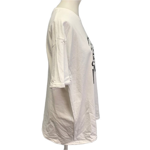 Hand Printed Small Superbowl Here for the Snacks Commercials Halftime Show Tee - Picture 3 of 5